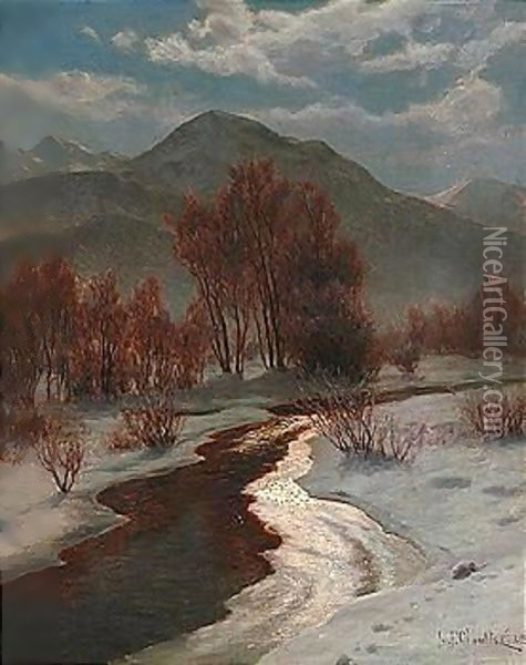 The spirit of winter Oil Painting - Ivan Fedorovich Choultse