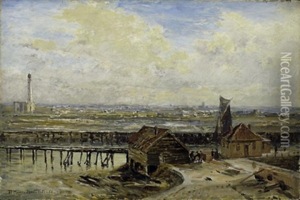 Am Hafen Von Ostende Oil Painting - Friedrich Ernst Morgenstern