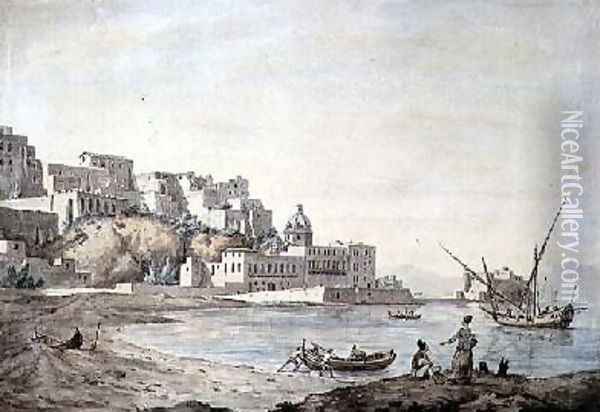 Borgo di Chiaia Naples 1767 Oil Painting - William Marlow