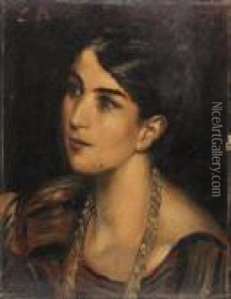 Portrait De Madame Lambert Oil Painting - Emile Bernard