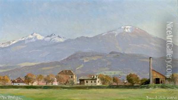Nd Bei Innsbruck Oil Painting - Wenzel Ulrik Tornoe