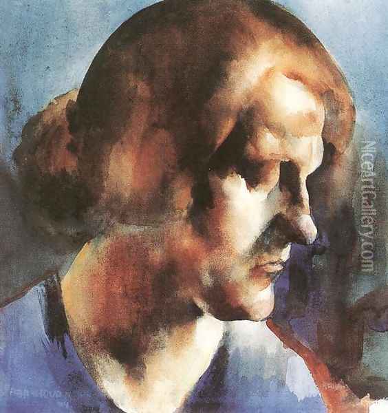 Kato, 1925 Oil Painting - Vilmos Aba-Novak