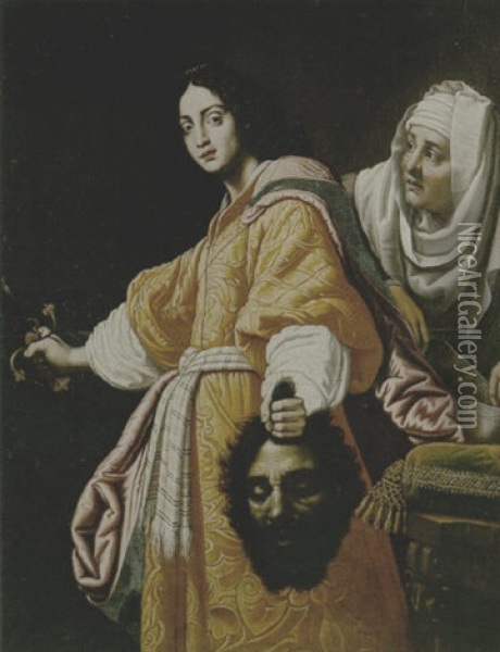 Judith And Holofernes Oil Painting - Cristofano Allori