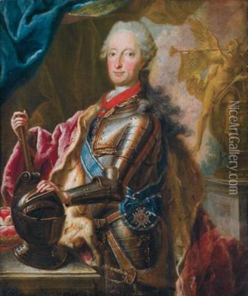 Il Principe Elettore Massimiliano Giuseppe Iii Di Baviera Oil Painting - Georg Desmares
