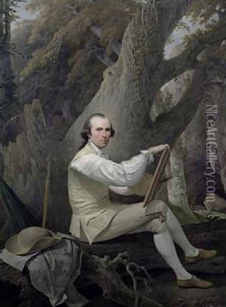 Self Portrait 1783 Oil Painting - Jacob More