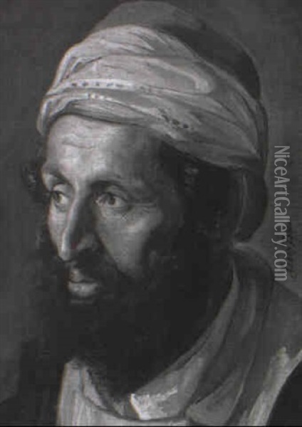 Middle Eastern Man Oil Painting - Leopold Bode