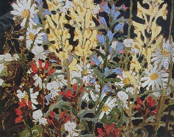 Wildflowers Oil Painting - Tom Thomson