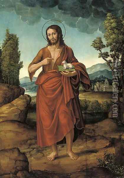 Christ the Redeemer Oil Painting - Giovanni Battista Cima da Conegliano