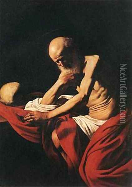 St Jerome1 Oil Painting - Michelangelo Merisi Da Caravaggio