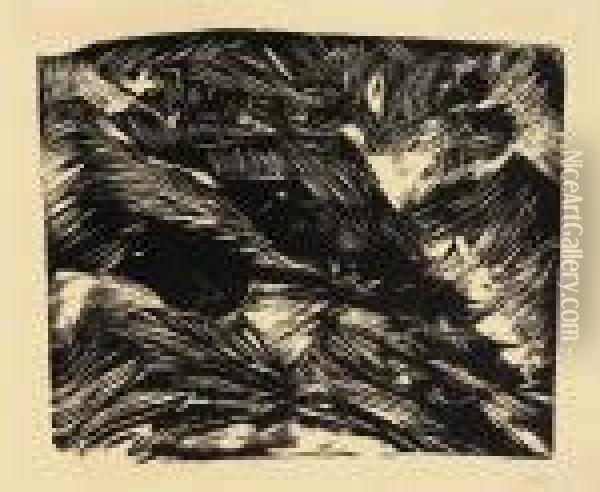 Stafelalp Bei Mondschein Oil Painting - Ernst Ludwig Kirchner
