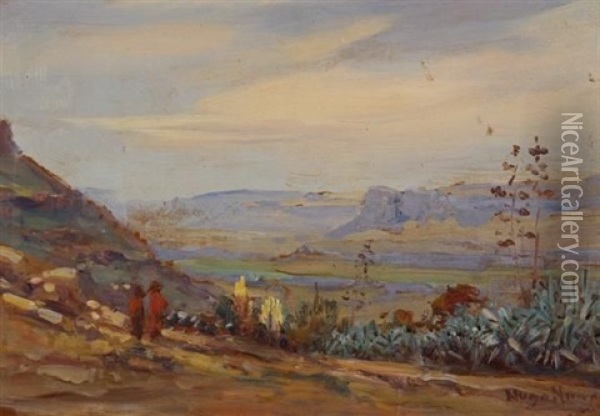 In Basutoland Oil Painting - Pieter Hugo Naude
