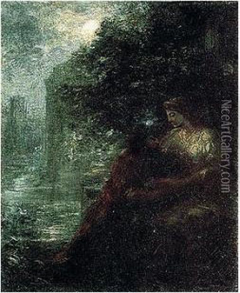 Dido Et Aeneas Oil Painting - Ignace Henri Jean Fantin-Latour