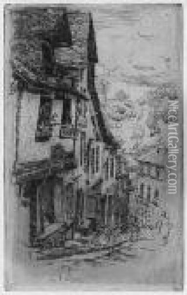 Ulica W Dinan, 1906 - 07 Oil Painting - Jozef Pankiewicz