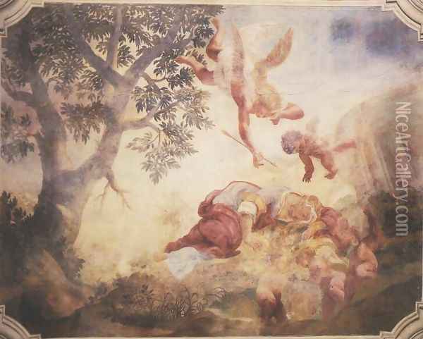 Stygian Dream of Psyche Oil Painting - Michelangelo Palloni