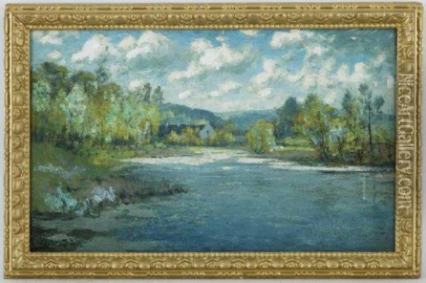 Paysage De Campagne Oil Painting - Henry Caron