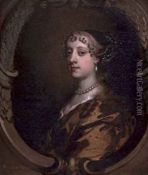 Lady Frances Savile Later Lady Brudenell Oil Painting - Sir Peter Lely