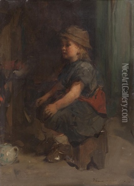 Lost In Thought Oil Painting - Thomas Faed