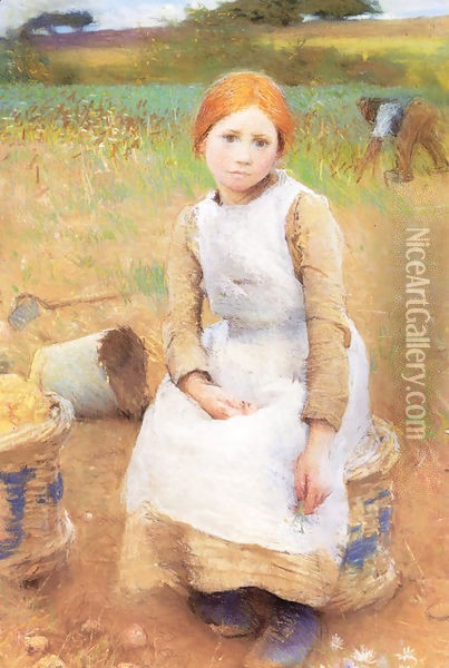 Little Rose 1889 Oil Painting - Sandor Nagy