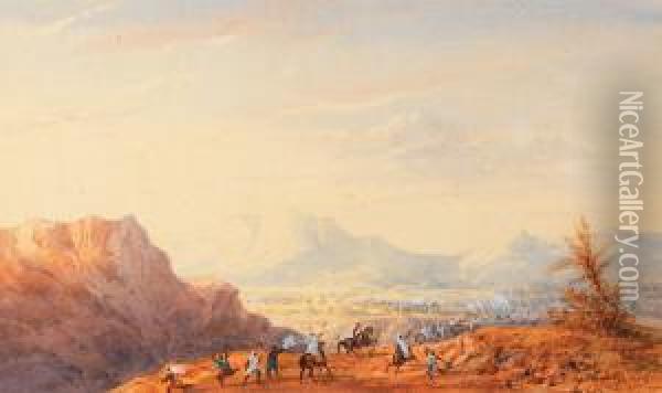Expedition Des Armees Oil Painting - Gaspard Gobaut