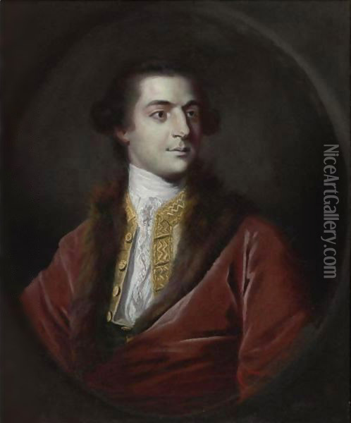 Portrait Of Augustus Henry Fitzroy, 3rd Duke Of Grafton (1735-1811) Oil Painting - Sir Joshua Reynolds