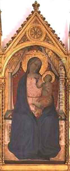 Madonna and Child 2 Oil Painting - Bernardo Daddi