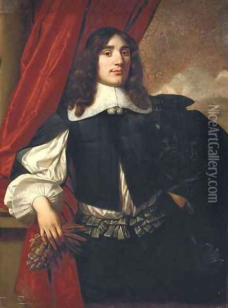 Portrait of a gentleman 5 Oil Painting - Bartholomeus Van Der Helst