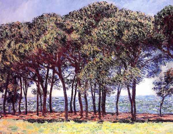 Pine Trees Cap DAntibes Oil Painting - Claude Oscar Monet