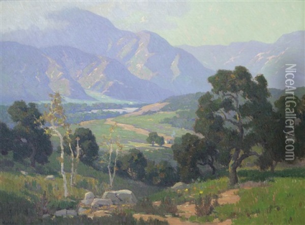 Das Posthorn Oil Painting - Elmer Wachtel