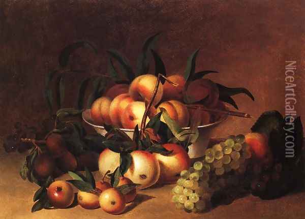 Still Life with Fruit Oil Painting - James Peale