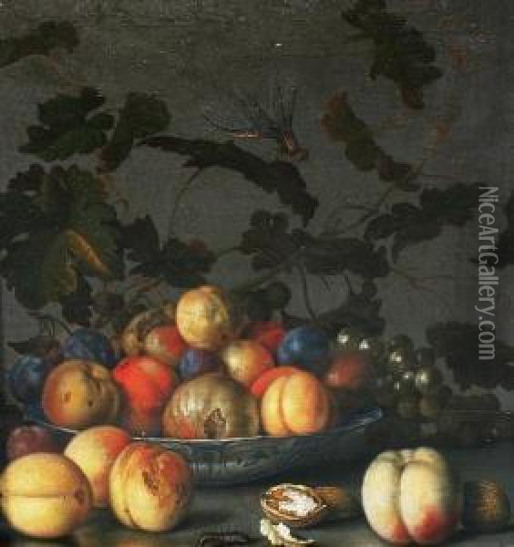Wan-li-kraak Oil Painting - Balthasar Van Der Ast