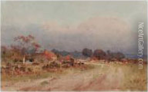 Hankley Common, Surrey Oil Painting - Wilfred Williams Ball