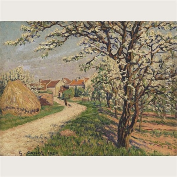Printemps Oil Painting - Gustave Camille Gaston Cariot