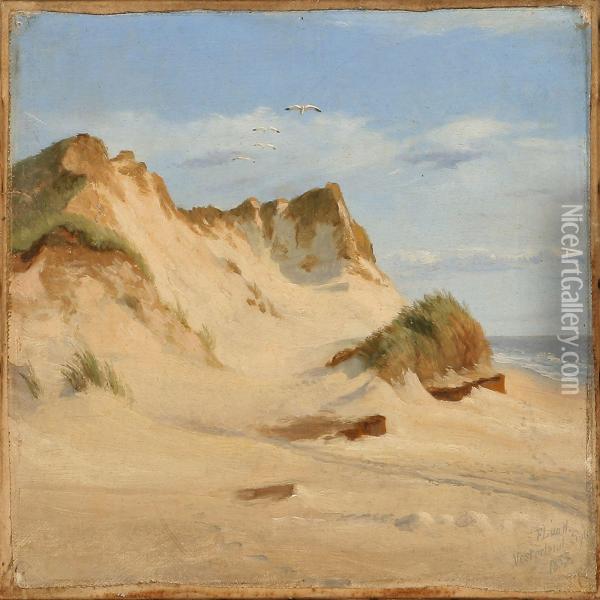 A Summer's Day On Sylt Oil Painting - Frederick Christian Lund