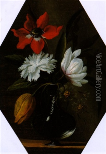 Natura Morta Con Fiori Oil Painting - Abraham Brueghel