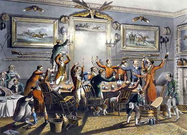 The Toast, from 'Foxhunting', engraved by Thomas Sutherland Oil Painting - Henry Thomas Alken