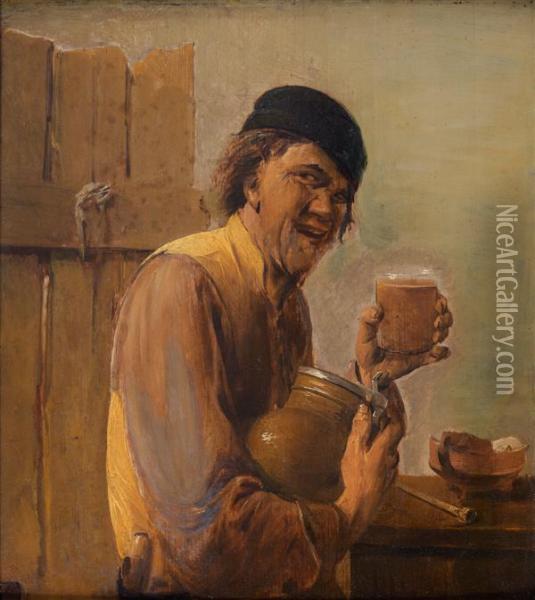 Buveur De Biere Oil Painting - Abraham Diepraam
