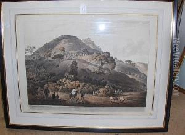 Mucculla In Abyssinia, Aquatint Oil Painting - Henry Salt