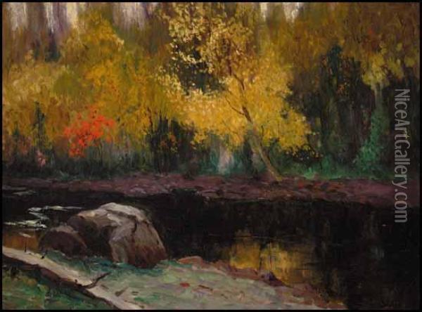 Lower Cache, Autumn Oil Painting - Maurice Galbraith Cullen