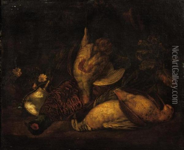 The Catch Of The Hunt Oil Painting - Pieter Andreas Rysbrack