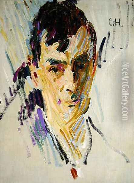 Portrait of the Painter Otto Mueller Oil Painting - Curt Herrmann