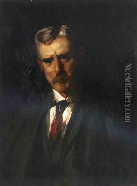 Portrait Of Thomas Anschutz Oil Painting - Robert Henri