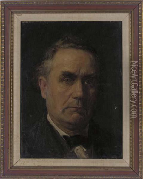 Portrait Of A Gentleman Oil Painting - Edward John Gregory