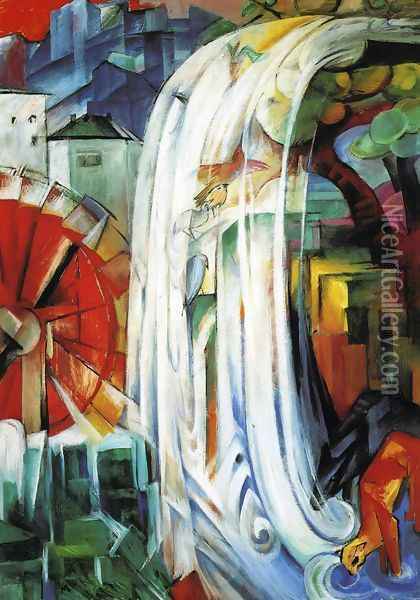 The Enchanted Mill Oil Painting - Franz Marc