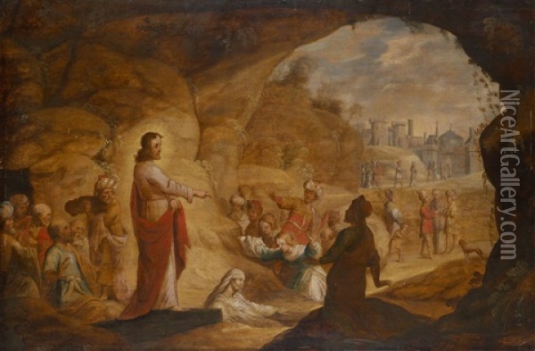 La Resurrection De Lazare Oil Painting - Jan Pynas