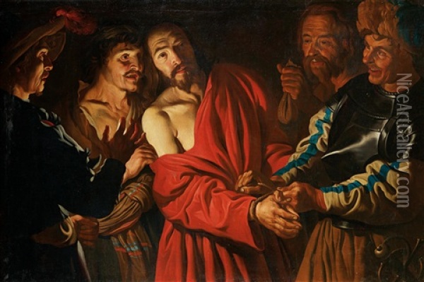 Die Gefangennahme Christi Oil Painting - Matthias Stom
