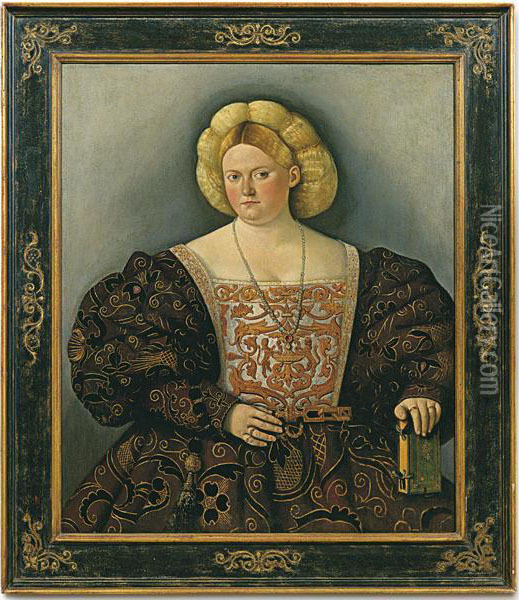 Ritratto Di Gentildonna Con Un Libro Oil Painting - Bernardino Licinio