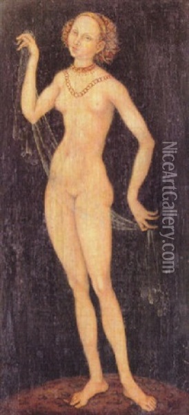 Darstellung Der Venus Oil Painting - Lucas Cranach the Elder