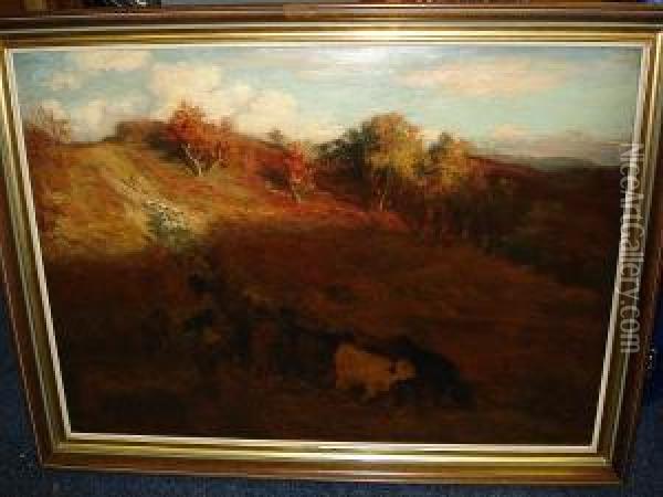 Strathspey Oil Painting - Joseph Denovan Adam