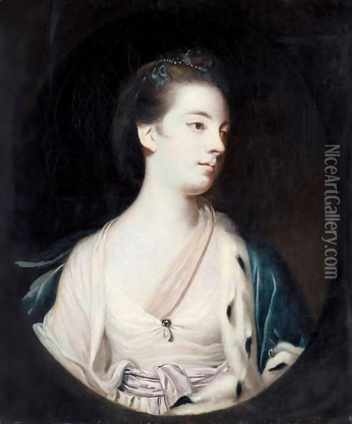 Portrait Of Margaret Scott, Later Lady Montgomery Oil Painting - Sir Joshua Reynolds