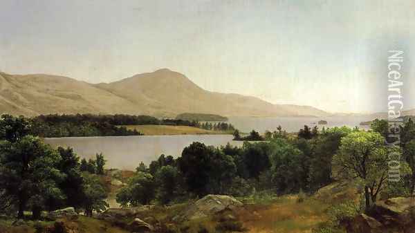 Lake George Oil Painting - Asher Brown Durand